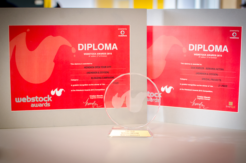 Oxygen a câștigat două premii la Webstock Awards 2015